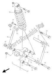 REAR CUSHION LEVER (GSF1200SA)