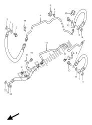 tuyau de frein avant (gsf1200sa)