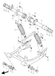 bras oscillant arrière