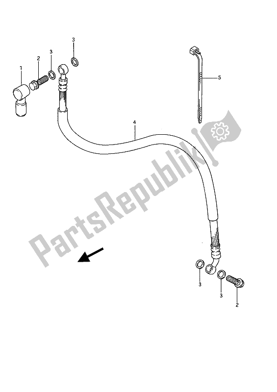 Toutes les pièces pour le Tuyau D'embrayage du Suzuki GSX 1100F 1992