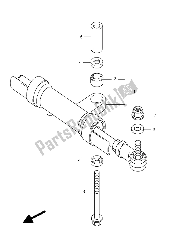 Todas as partes de Amortecedor De Direção do Suzuki SV 1000 NS 2004