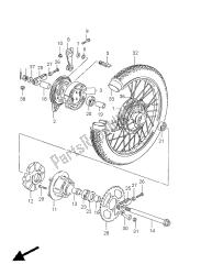 roue arrière (gn125)