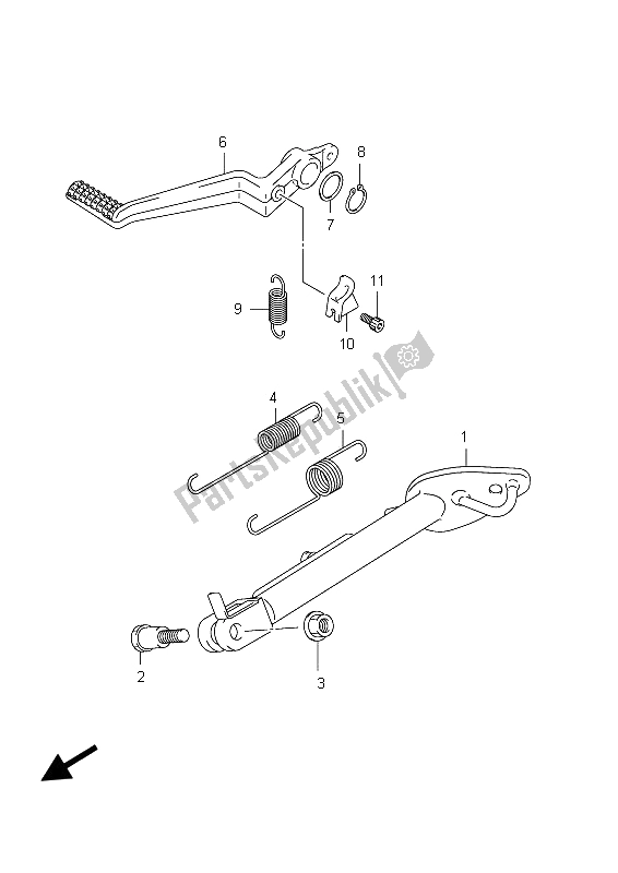Tutte le parti per il In Piedi del Suzuki SFV 650A Gladius 2012