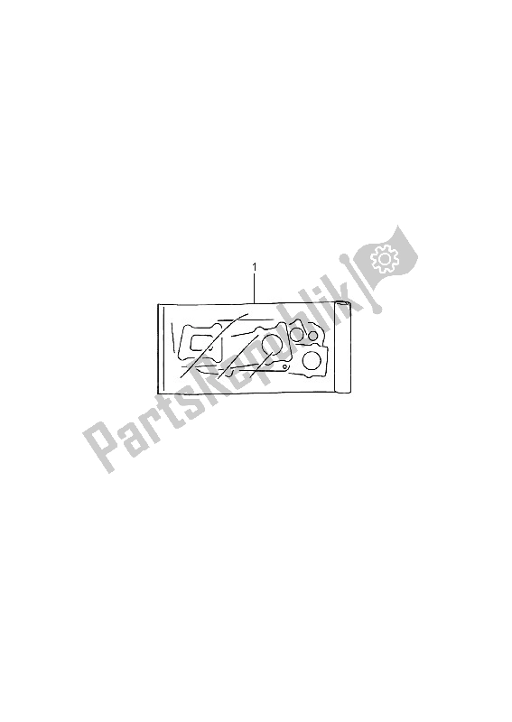 All parts for the Gasket Set of the Suzuki Burgman AN 400 ZZA 2016