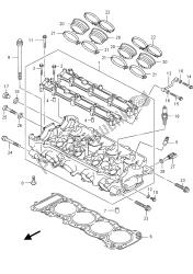 cabeça do cilindro (gsx1300ra e19)