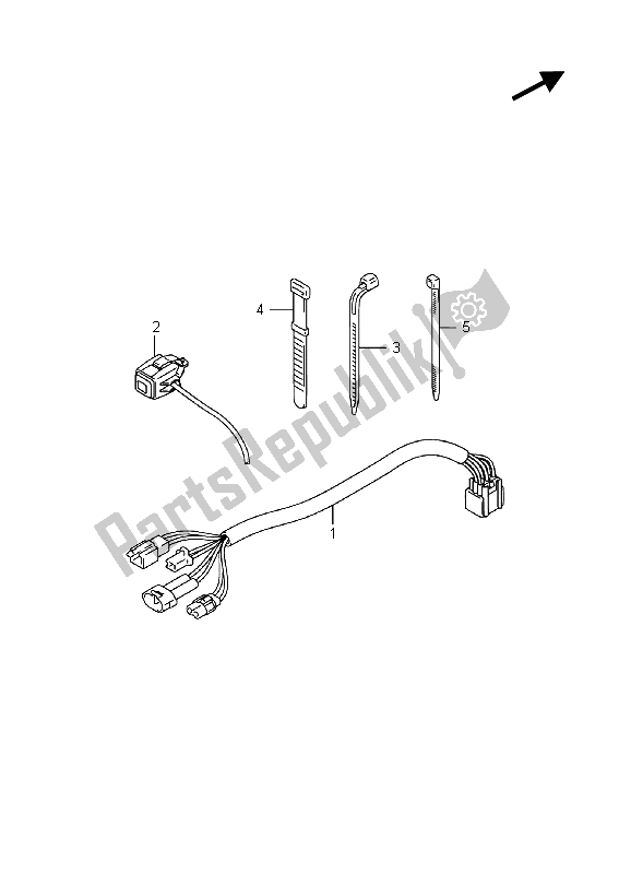 Todas las partes para Arnés De Cableado de Suzuki DR Z 125 SW LW 2015