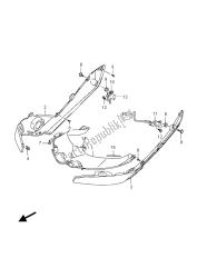 cubierta del cuerpo de la capota (gsf650sua)