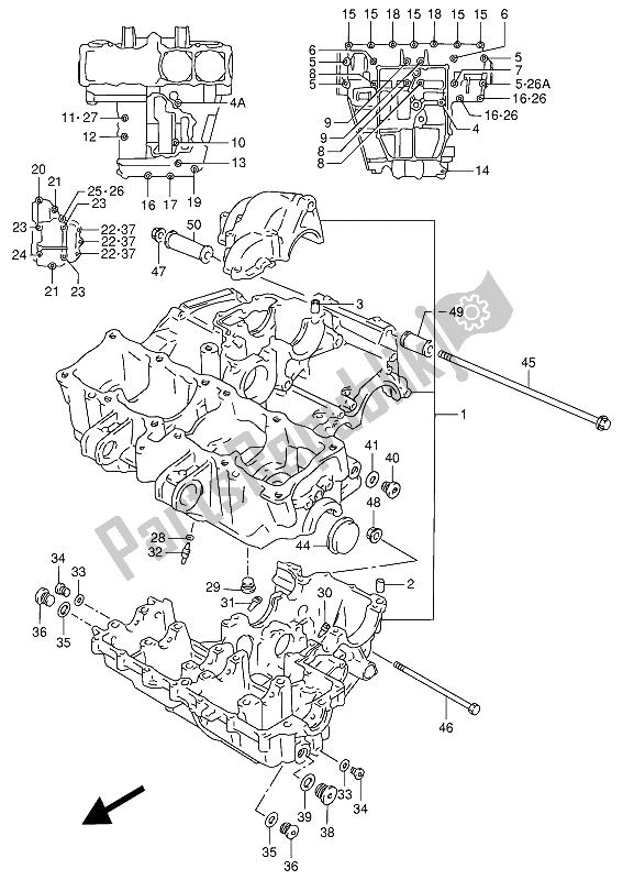 Wszystkie części do Korbowód Suzuki RF 900R 1994