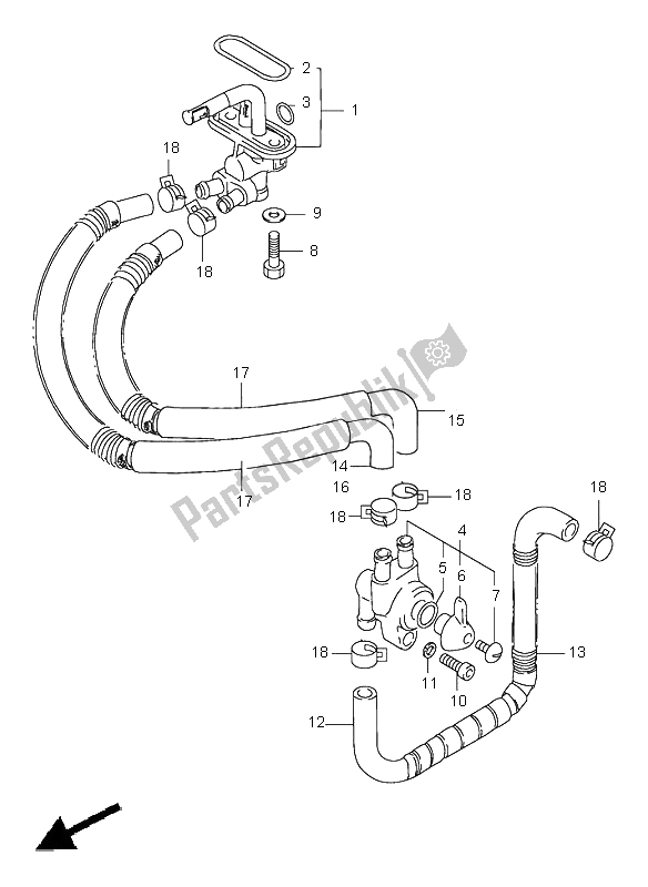 Todas las partes para Grifo De Combustible de Suzuki VS 1400 Intruder 1999