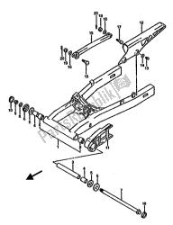 bras oscillant arrière