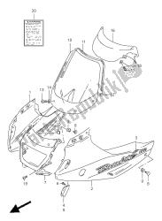 cuerpo de capota (gsf1200s-sa)