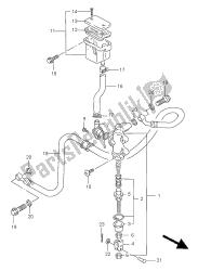 hoofdremcilinder achter (gsf1200-s)