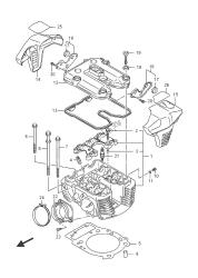 CYLINDER HEAD (REAR)(VZR1800BZ E19)