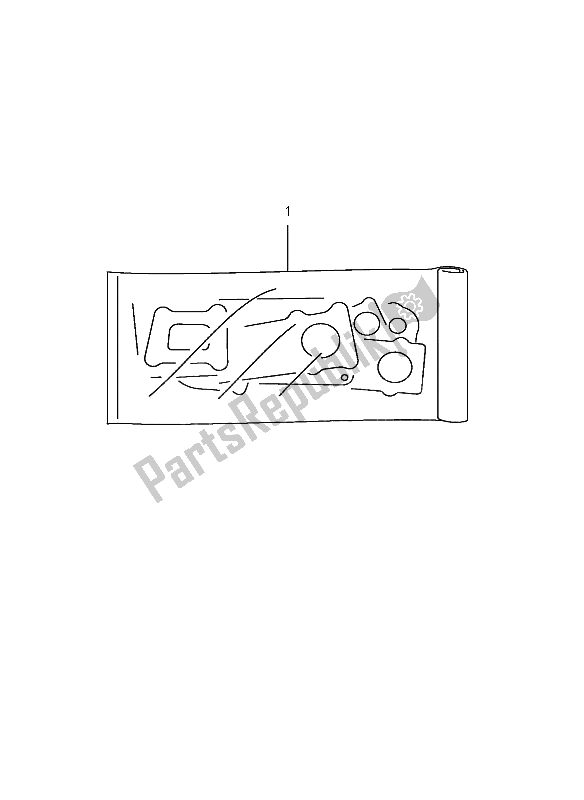 All parts for the Gasket Set of the Suzuki Burgman AN 400S 2005