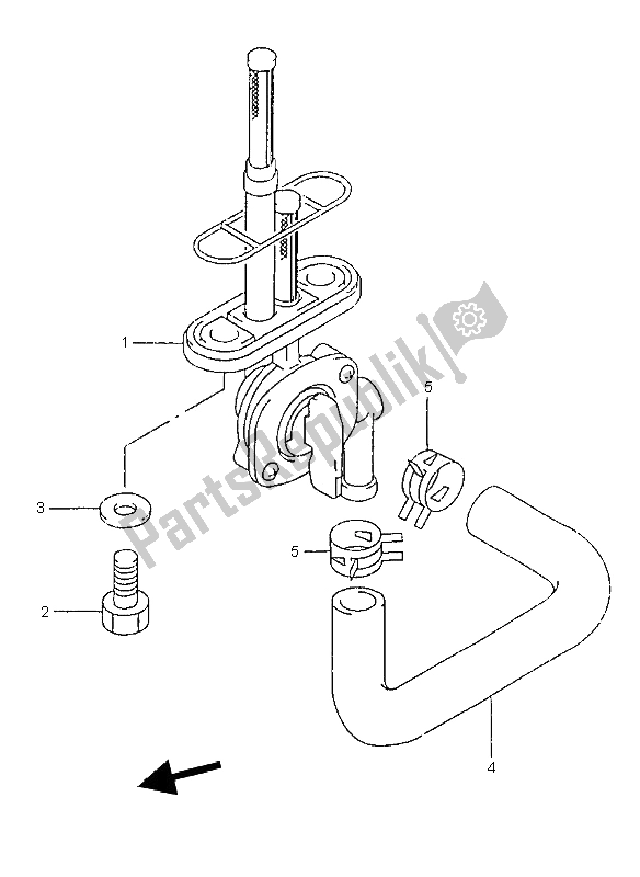 Tutte le parti per il Rubinetto Del Carburante del Suzuki GZ 125 Marauder 2000