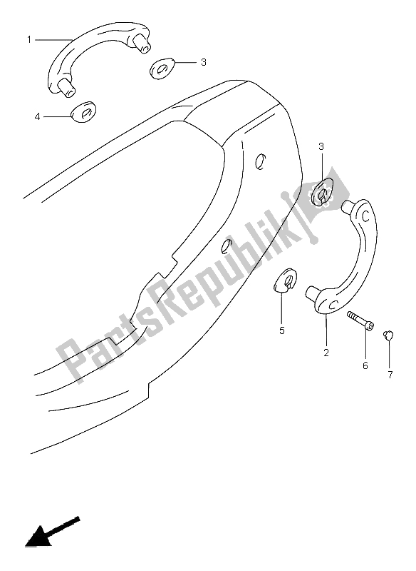 Todas las partes para Manija Del Jinete de Suzuki GSF 1200 Nssa Bandit 2000