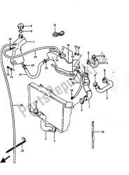 Durite de radiateur et réservoir de réserve