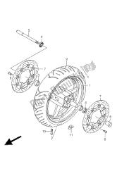 voorwiel (gsx650fu e24)