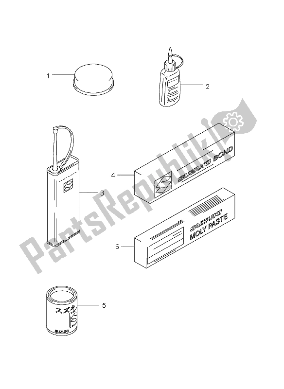 All parts for the Optional of the Suzuki RV 125 Vanvan 2008