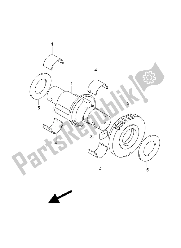 Todas las partes para Equilibrador De Manivela de Suzuki GSX R 750 2010