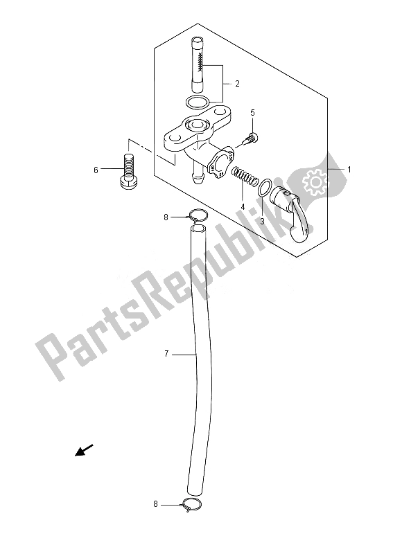 Todas las partes para Grifo De Combustible de Suzuki RM 85 SW LW 2014