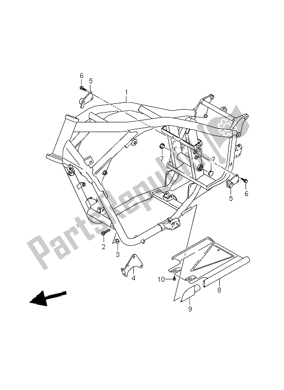 Toutes les pièces pour le Cadre du Suzuki VZR 1800 RZ M Intruder 2007