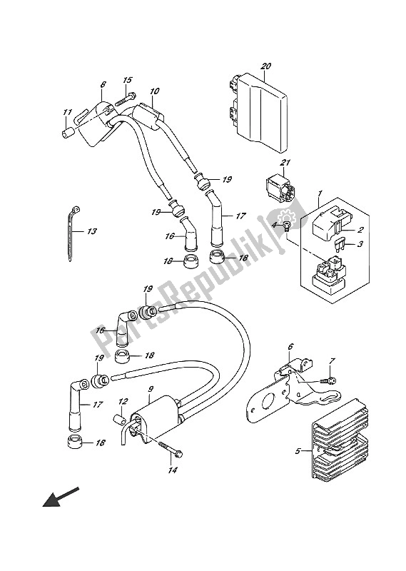 All parts for the Electrical of the Suzuki VL 1500 BT Intruder 2016