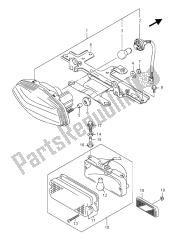 luz de combinación trasera (lt-a400fz)