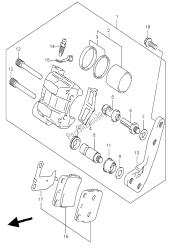 pinza delantera