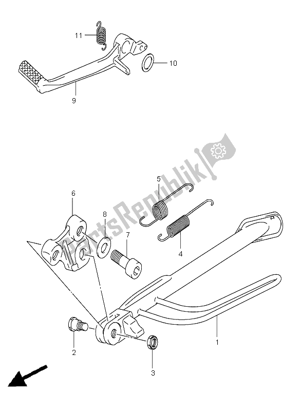 Toutes les pièces pour le Supporter du Suzuki SV 1000 NS 2004