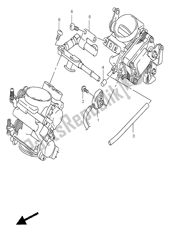 Alle onderdelen voor de Brandstof Toevoerleiding van de Suzuki DL 1000 V Strom 2006