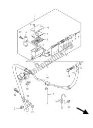 maître-cylindre d'embrayage (gsf650-u-a-ua)