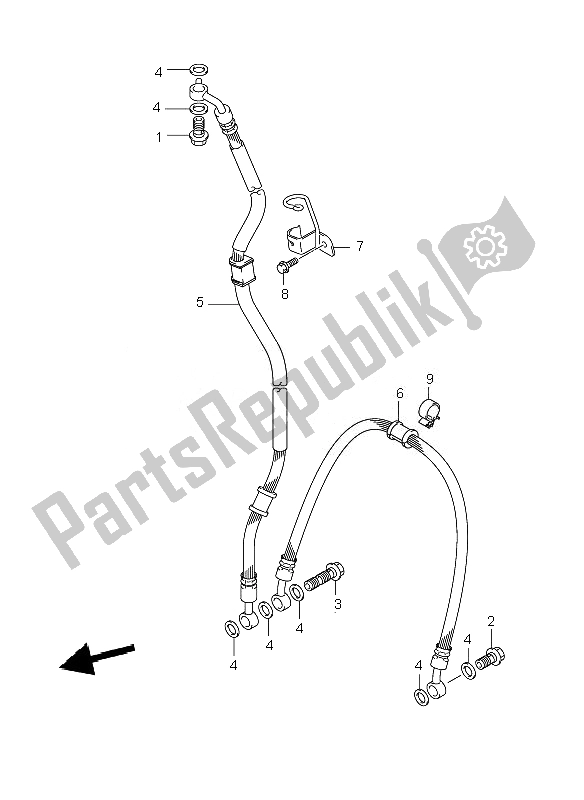 Toutes les pièces pour le Flexible De Frein Avant du Suzuki GSX R 600 2007