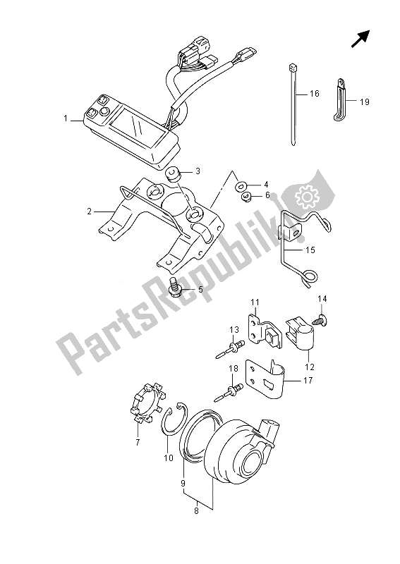 Toutes les pièces pour le Compteur De Vitesse du Suzuki RMX 450Z 2014