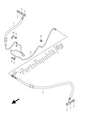 flexible de frein arrière (an650a e51)