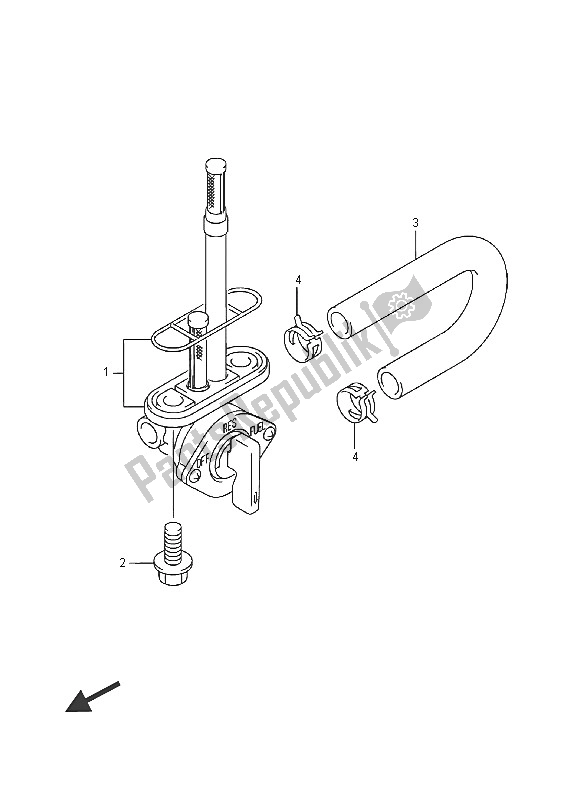 Wszystkie części do Kurek Paliwa Suzuki DR Z 125 LW 2016