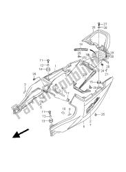 cubierta trasera del asiento (sv650-u-a-ua)