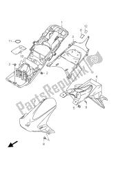 achterspatbord (gsx-r600uf e21)