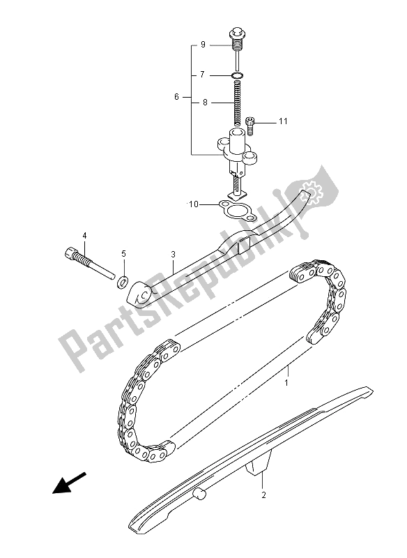 Todas las partes para Cadena De Levas de Suzuki AN 250 Burgman 2006