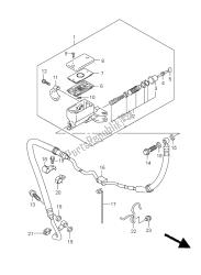 maître-cylindre d'embrayage (gsf1250s-sa)