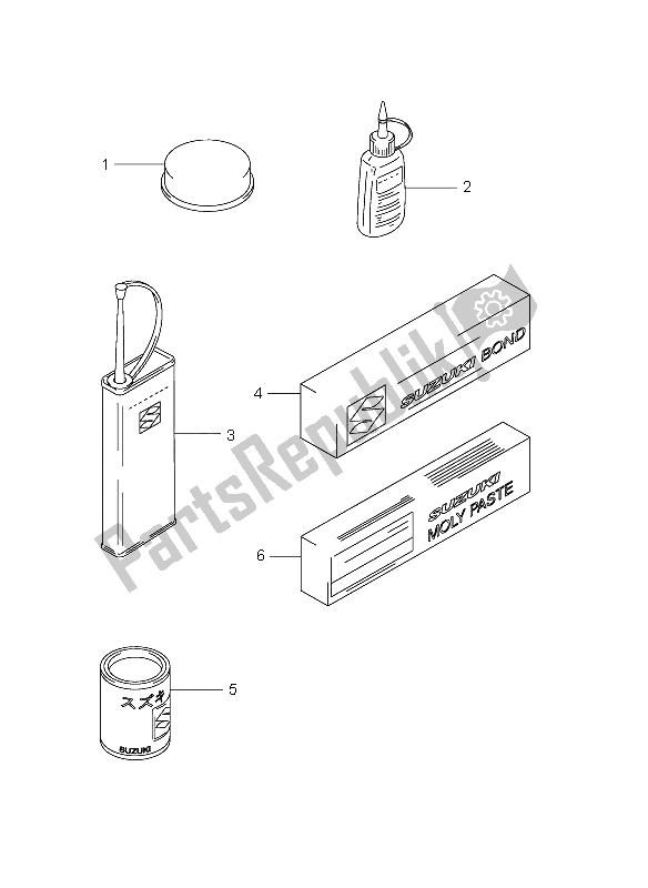 All parts for the Optional of the Suzuki GSX 650F 2008
