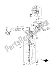 pompa freno posteriore (gsr600a-ua)