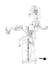 REAR MASTER CYLINDER (GSR600A-UA)