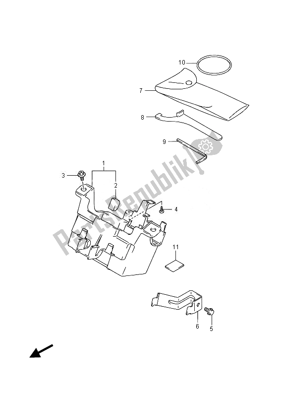 Toutes les pièces pour le Boîte Manuelle du Suzuki GSX 1250 FA 2014