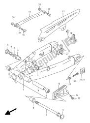 braço oscilante traseiro (gsf1200-s)