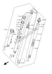 ammortizzatore forcella anteriore (gsx650fua e21)