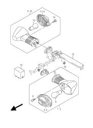 lámpara de señal de giro (sv650s-sa-su-sua)