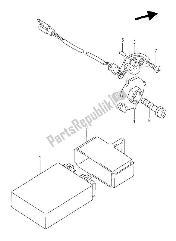 Tutte le parti per il Generatore Di Segnale del Suzuki RF 600R 1995