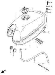 réservoir de carburant (gsx750ef)