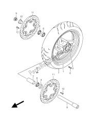 FRONT WHEEL (GSX1300BK-UF)